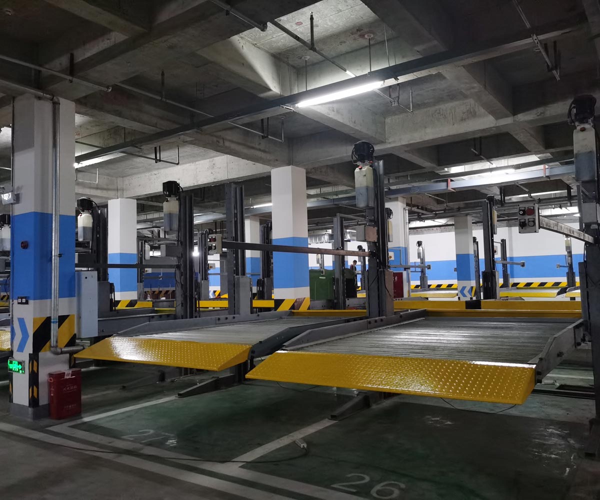 兩柱簡易升降立體停車位 兩柱簡易升降立體停車位