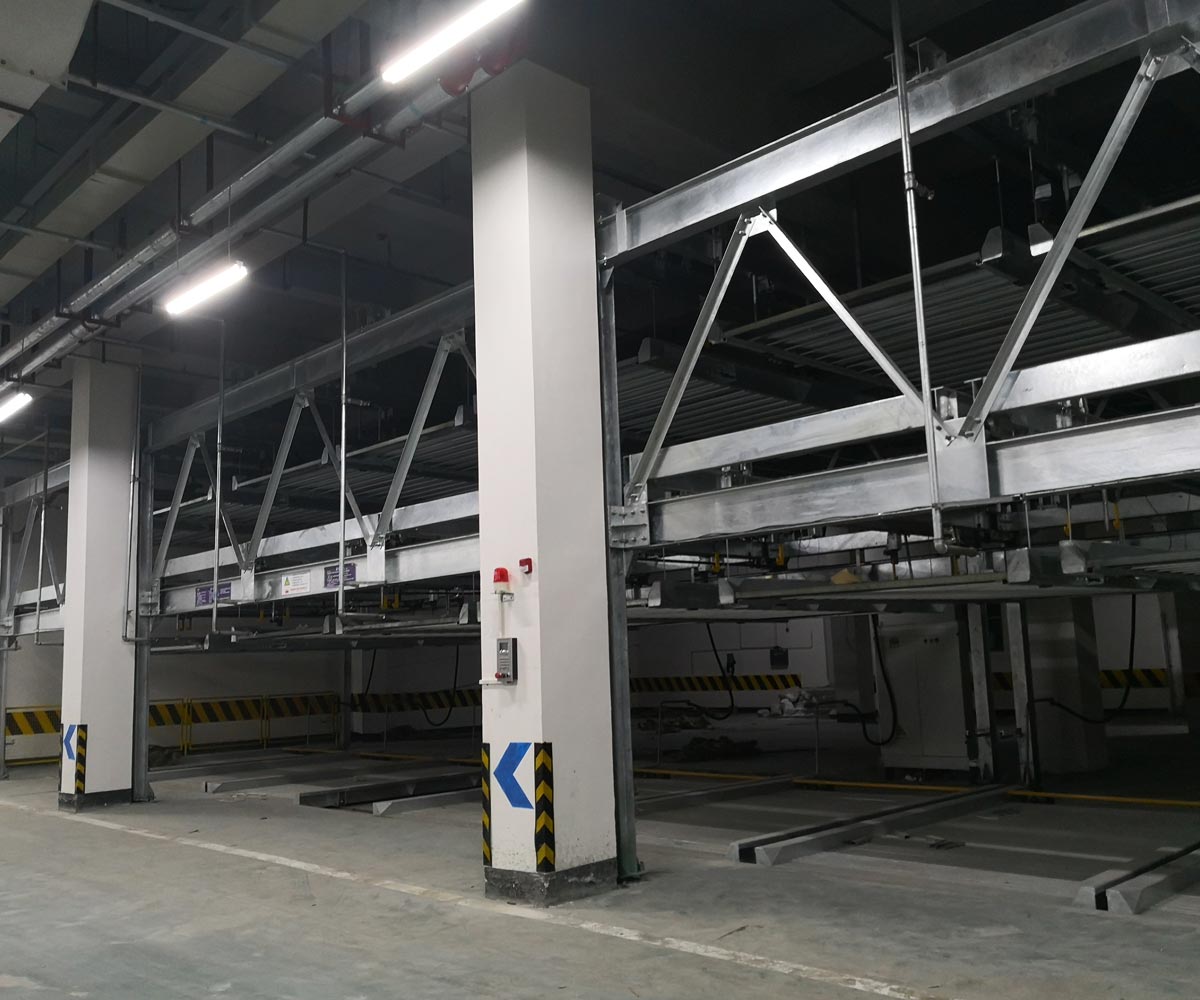 PSH6六層升降橫移機械式停車設備 PSH6六層升降橫移機械式停車設備